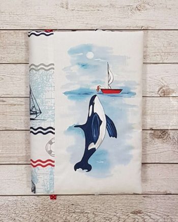Рисувана подвързия за книга "Косатка"