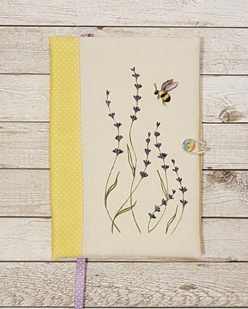 Рисувана подвързия за книга "Лавандулови стръкове"