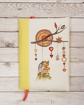 Рисувана подвързия за книга „Клетка“