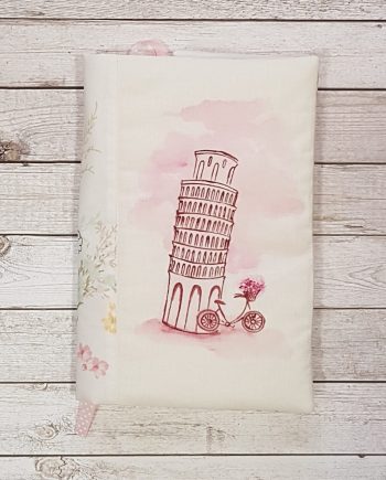 Рисувана подвързия за книга “Кулата в Пиза"