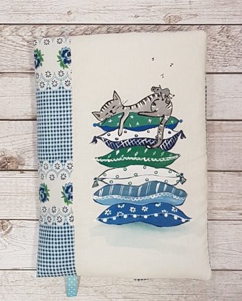 Рисувана подвързия за книга “Коте с Мишка"