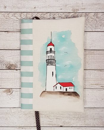 Рисувана подвързия за книга “Морски Фар"
