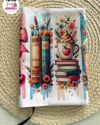 Уютна подвързия за книга „Книги и сладко вдъхновение“